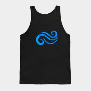 The Art of Reflection: Water Element  Making Blue Waves of Change in the World Tank Top